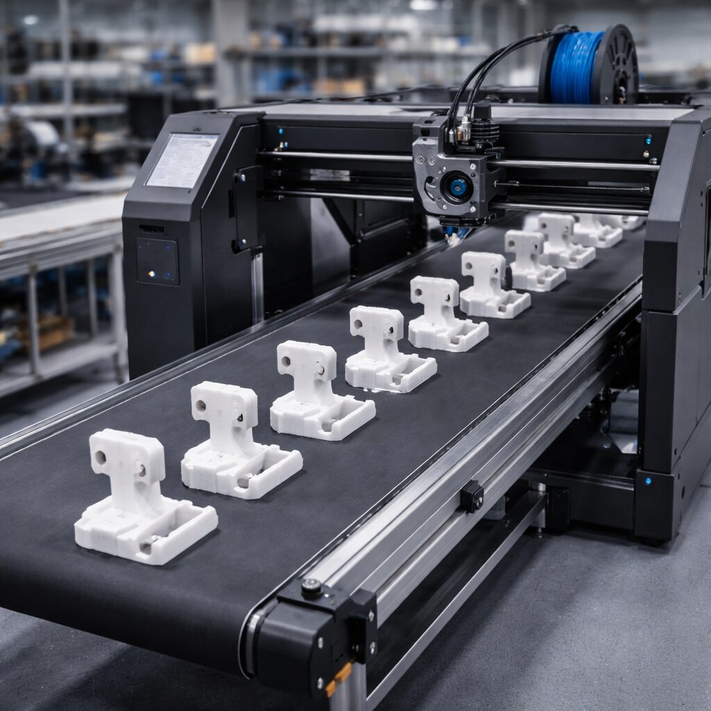 3D-Fließbanddrucker Eigenbau