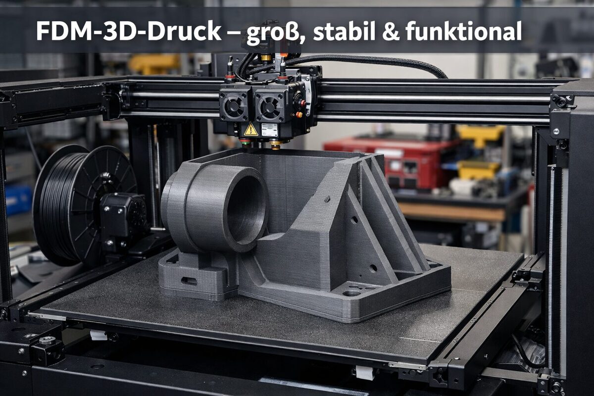 FDM-3D-Druck – groß, stabil & funktional