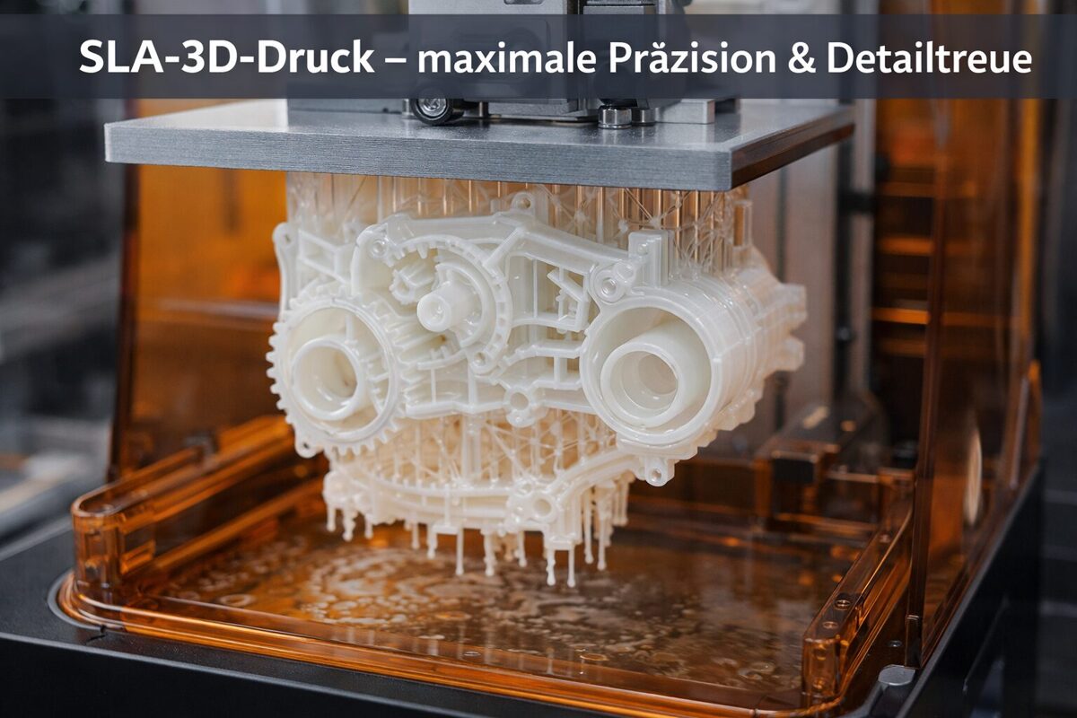 SLA-3D-Druck – maximale Präzision & Detailtreue